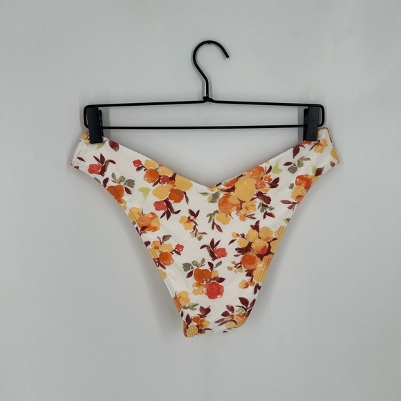 Abercrombie & Fitch Tall Side High Leg Cheeky Bikini Floral Bottoms - Picture 5 of 5